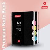 Premium Notebook No.00, Five Subject,  300 Pages, (11.0cm x 14.2cm)